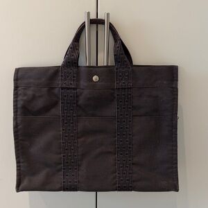 Hermes - Canvas -Tote - Large with Zipper - Business - Farmers Market - Laptop